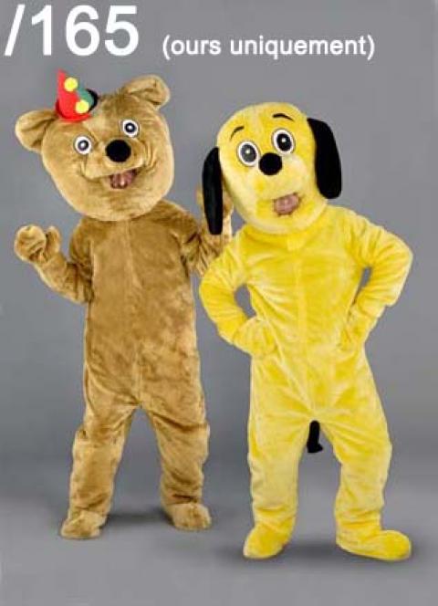 Mascottes : Ours (12 au choix)