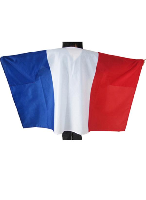Poncho tricolore drapeau français France