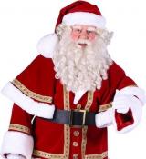 Père Noël avec cape velours taille L qualité professionnelle