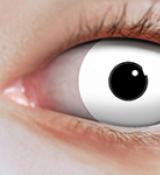 Paire de lentilles cosmétiques 1 semaine Blanche WHITE hebdomadaire
