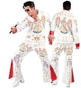 Déguisement Fast Costume Elvis roi du Rock'n Roll réaliste taille L