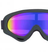 Lunettes de ski noires avec mousse de protection