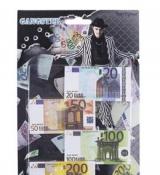 Blister de 100 faux billets euro simple face