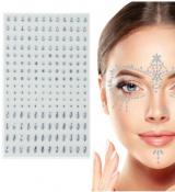 Strass bijoux pour visage à personnaliser