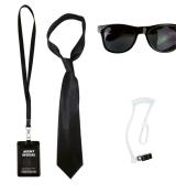 Set complet agent de sécurité ou agent secret