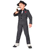 gangster à rayures ou Gomez Addams taille 11/13 ans