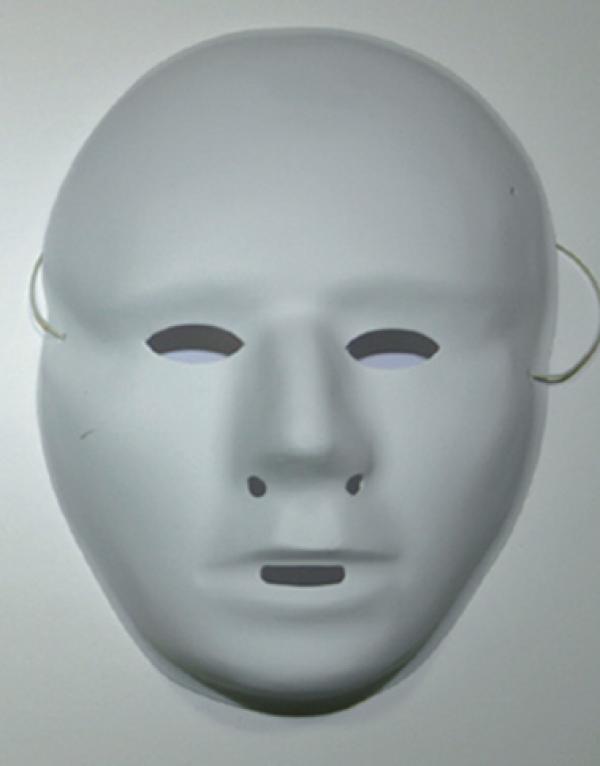 Masque à décorer Adulte Blanc