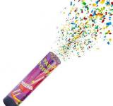 Party popper canon confettis à ressort