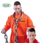 Combinaison de prisonnier orange taille XL