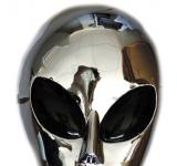 Masque Alien métallisé