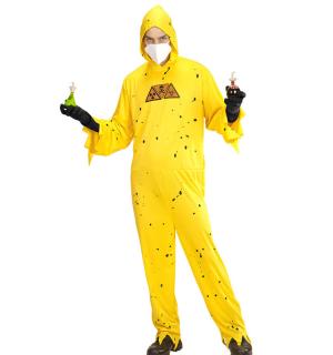 Combinaison chimique jaune taille XL