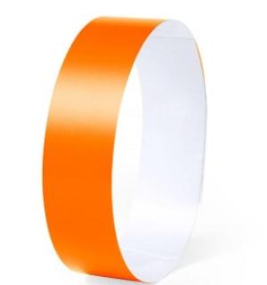 100 bracelets contrôle d'accès sécurité festival orange