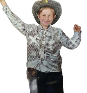 Chemise disco garçon taille 8/10 ans