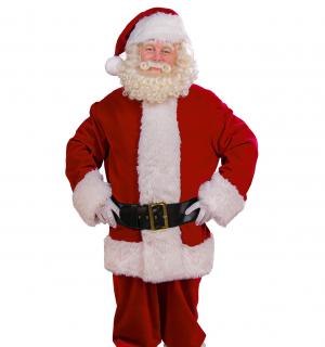 Costume Père Noël luxe haut gamme taille XL