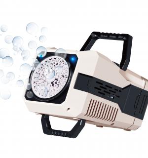 Machine à bulles de savon sur piles 17cm avec lumières LED