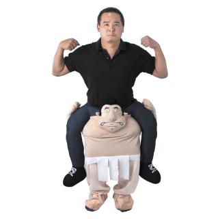 Costume adulte carry-me sumo