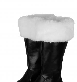 Bottes de Père Noël luxe à fourrure simili cuir taille 43/44