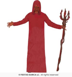 Tunique rouge avec capuche