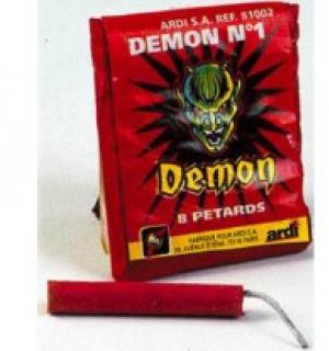 5 paquets de 8 pétards Demon n°1