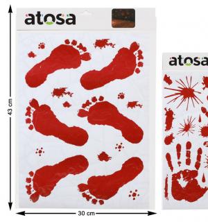 Décorations à coller pieds ou mains