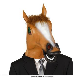 Masque cheval marron