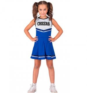 Cheerleader fille bleue taille 4/5 ans