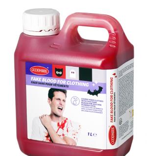 Bidon de faux sang 1 litre pour vêtements