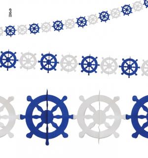 Guirlande gouvernail ignifugée 3 mètres