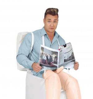 Porte-moi assis sur les toilettes taille M/L