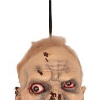 Tête décapitée zombie