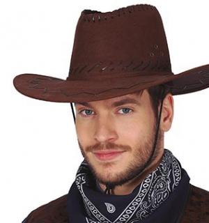 Chapeau cow boy vacher marron foncé