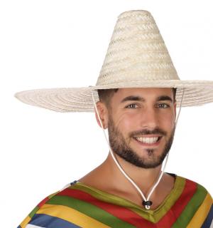 Sombrero mexicain adulte naturel