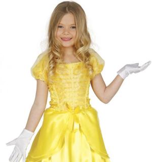 Robe jaune la Belle taille 7/9 ans