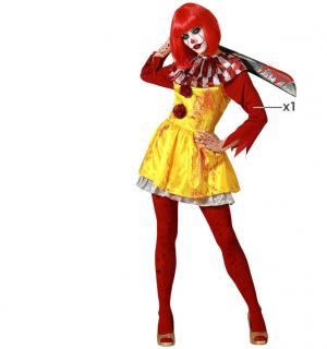 Clownette jaune rouge psychopathe taille M/L