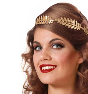 Couronne de lauriers César en métal